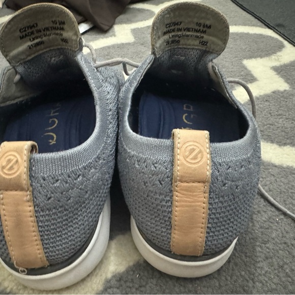 Cole Haan Men's Gray Knit Oxfords - Picture 4 of 7